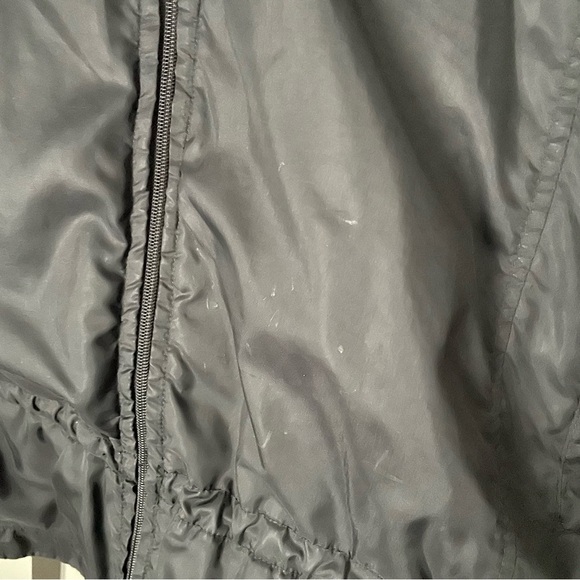 90s Vintage Nike Windbreaker Jacket Full Zip Black White Mens Size Medium - Picture 10 of 10